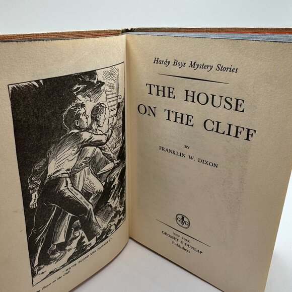 Vintage Hardy Boys #2 The House on the Cliff Franklin W. Dixon 1927 Hardcover - Picture 6 of 7